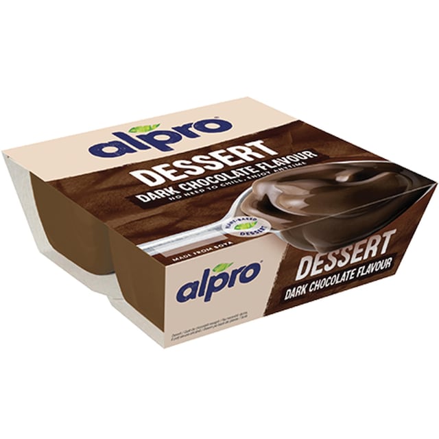 Alpro Tamna cokolada desert 4x125g