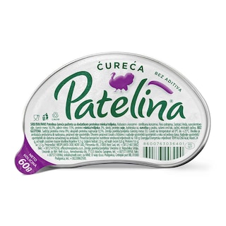 Pasteta cureca Patelina 60g-np