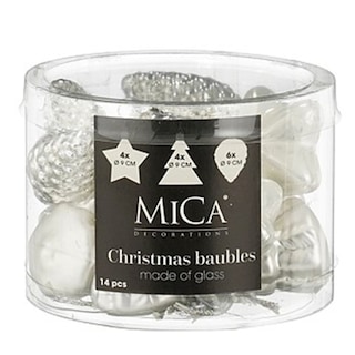 Ng st.ukrasi 14kom bel./zl. 6.5x9cm 835