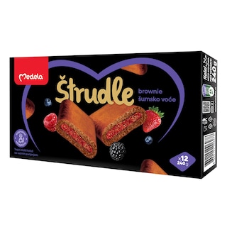 Strudla Brownie sumsko voce Medela 240g