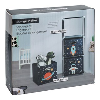 Polica za deciju sobu 3 kutije pl 3170