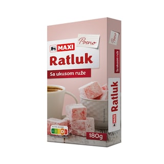 Ratluk sa ukusom ruze Maxi 180g