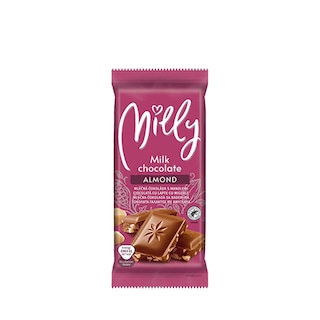 Mlecna cokolada sa bademom Milly 100g
