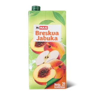 Sok breskva i jabuka OBP Premia 2l