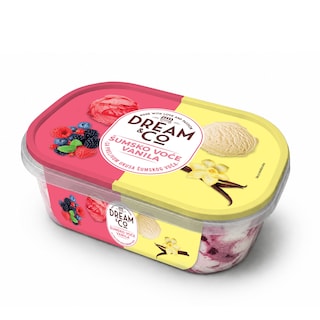 Sladoled Dream&Co fruit mix 900ml/450gr
