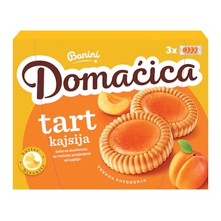 Keks Tart kajsija Domacica 210g