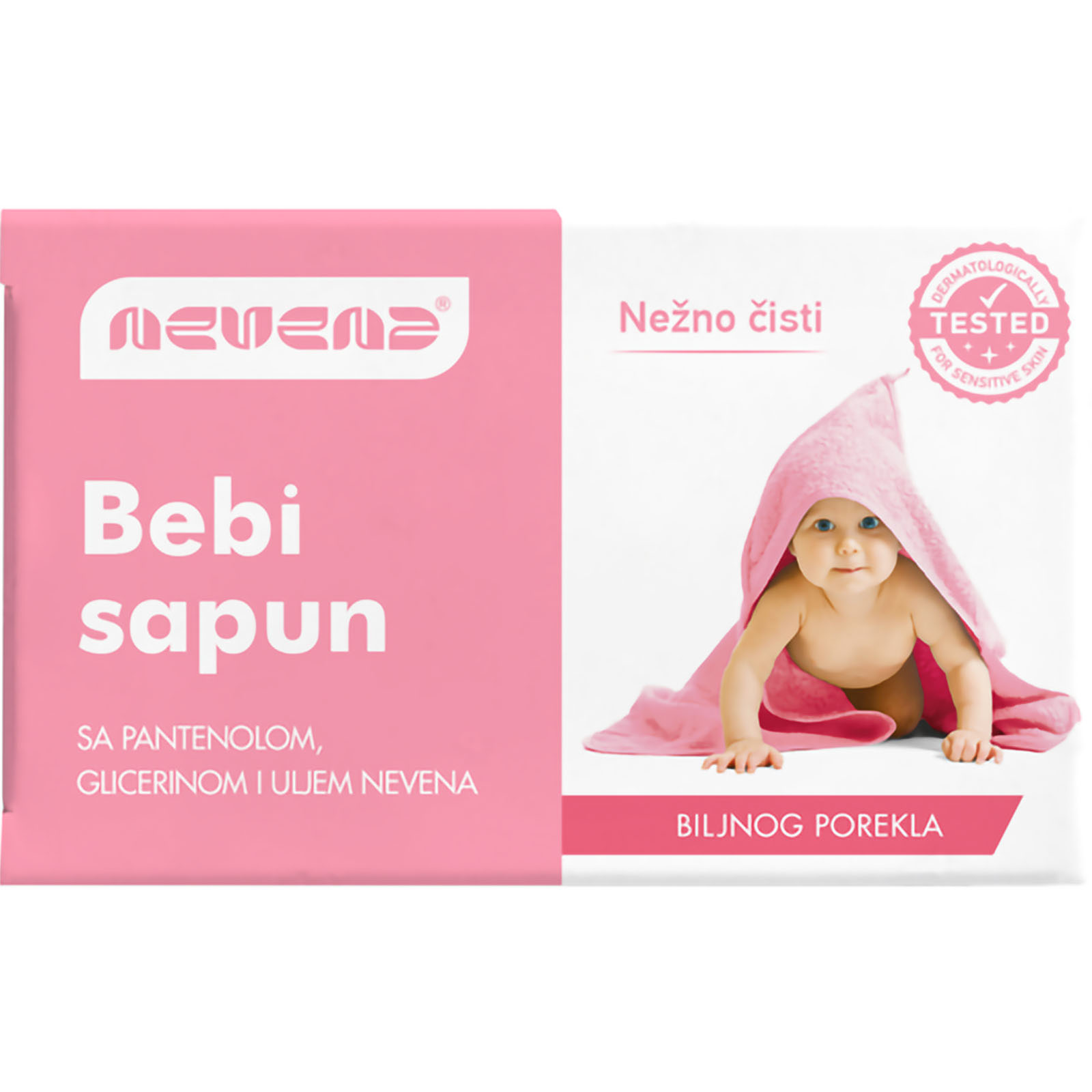 Sapun baby Nevena roze 78g