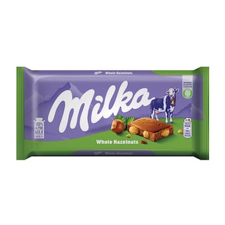 Cokolada mlecna wholenuts Milka 100g