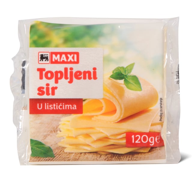 Maxi Topljeni sir u listicima 120g