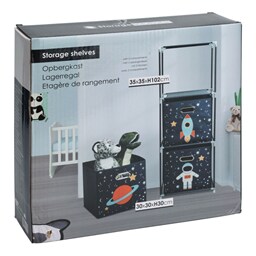 Polica za deciju sobu 3 kutije pl 3170