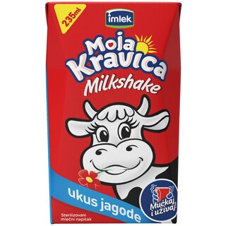 Milk sejk jagoda Moja kravica 0.3lPET