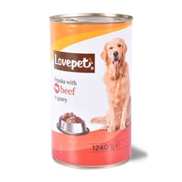 Hrana za pse goved.lim Love Pet 1240g