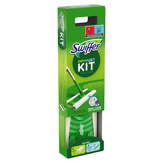Set Mop drska+dopune(8dry+3wet) Swiffer