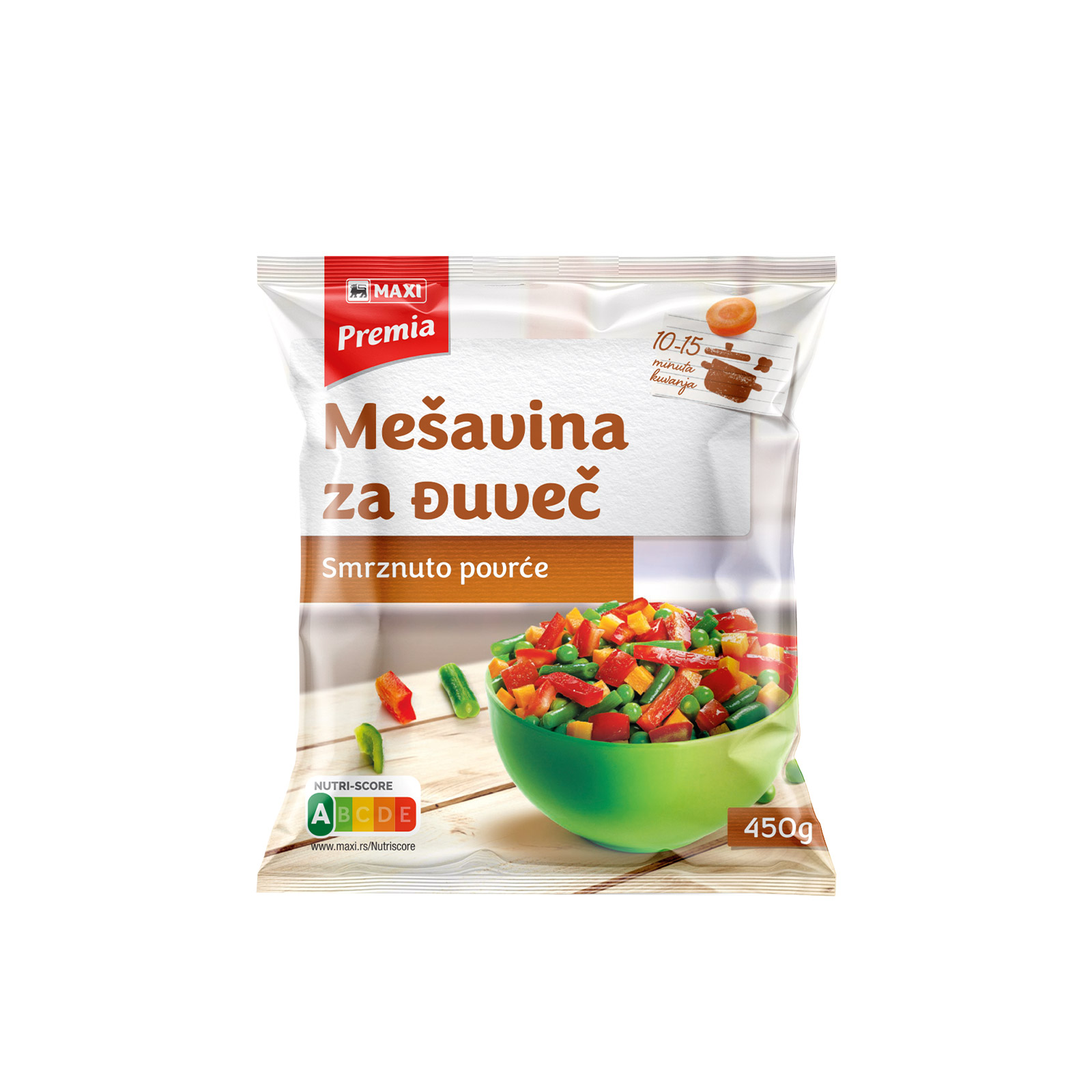 Smrznuta mesavina djuvec Maxi 450g
