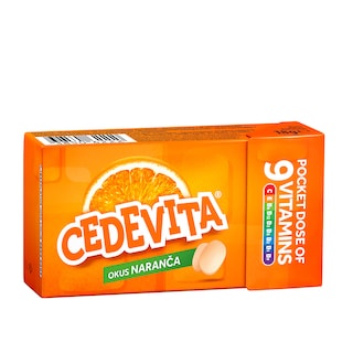 Bombone pomorandza Cedevita 18g