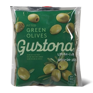 Zelene masline bez kostice Gustona 195g
