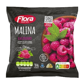 Smrznuta malina Flora 300g