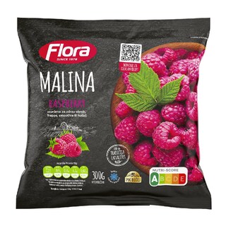 Smrznuta malina Flora 300g