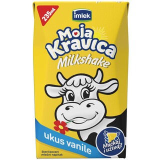 Milk sejk vanila Moja kravica 0.3l PET
