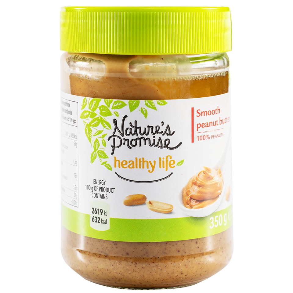 Nature's Promise Kikiriki puter 100% smooth 350g