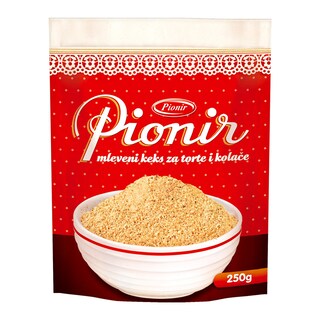 Keks mleveni Pionir 250g