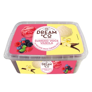 Sladoled Dream&Co fruit mix 900ml/450gr