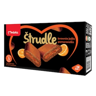 Strudla Brownie  pomorandza Medela 240g
