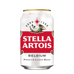 Pivo Stella Artois can 0.33l