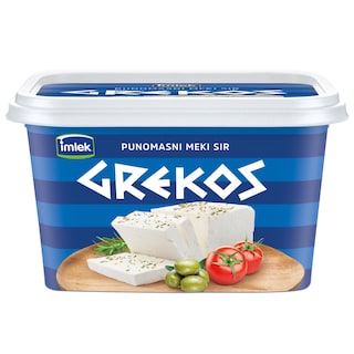 Sir Grekos punomas.meki beli 45%mm 500g