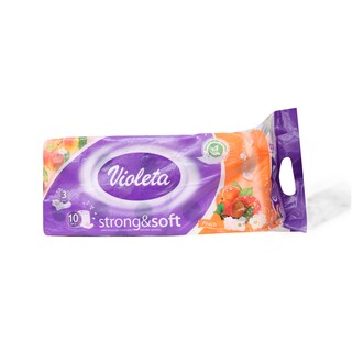 Toalet papir Violeta breskva 10/1 3sl