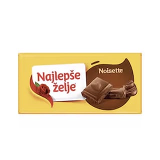 Cokolada noisette Najlepse zelje 85g