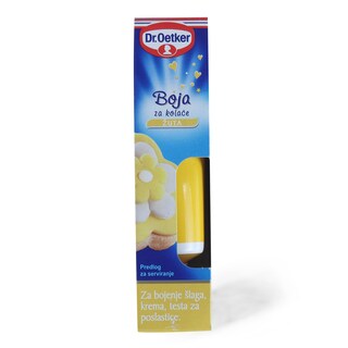 Boja za kolace zuta 10g