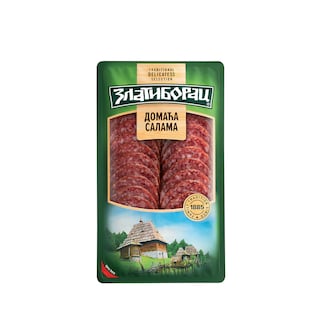 Domaca salama slajs  Zlatiborac 100g