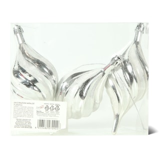 NG ukras viseci srebrni 13cm 3kom 6871