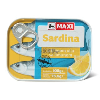 Sardina u bilj.ulju&limun Maxi 105g
