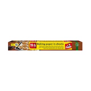 Papir za pecenje u listovima Fino 16+4 K