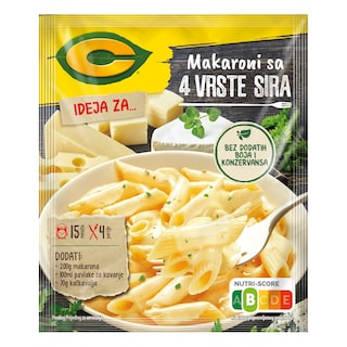Dodatak Makaroni 4 sira C 30g