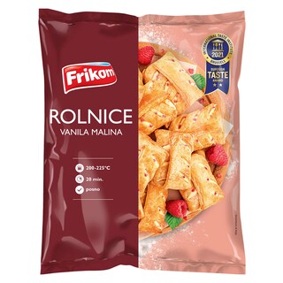 Smrz.rolnice vanila malina Frikom 800g
