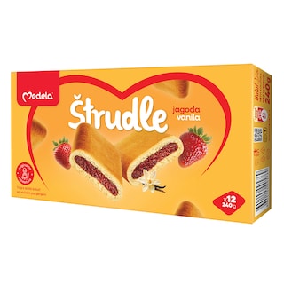 Strudla jagoda i vanila Medela 240g