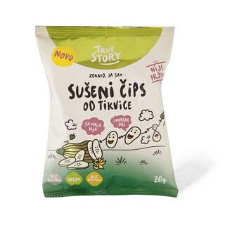 Suseni cips od tikvice 20g