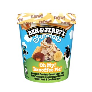 Slad.Sundaes oh my banoffee pie B&J427ml