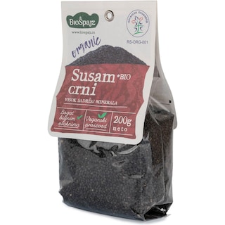 Susam crni BIO 200gr