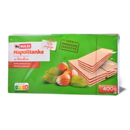 Napolitanke sa lesnikom Maxi 400g