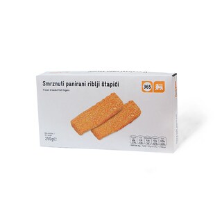 Smrz.panir.riblji stapici 365 250g