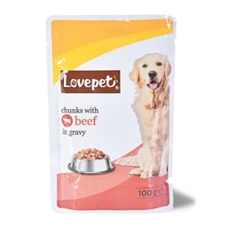 Porcija za pse govedina Love Pet 100g