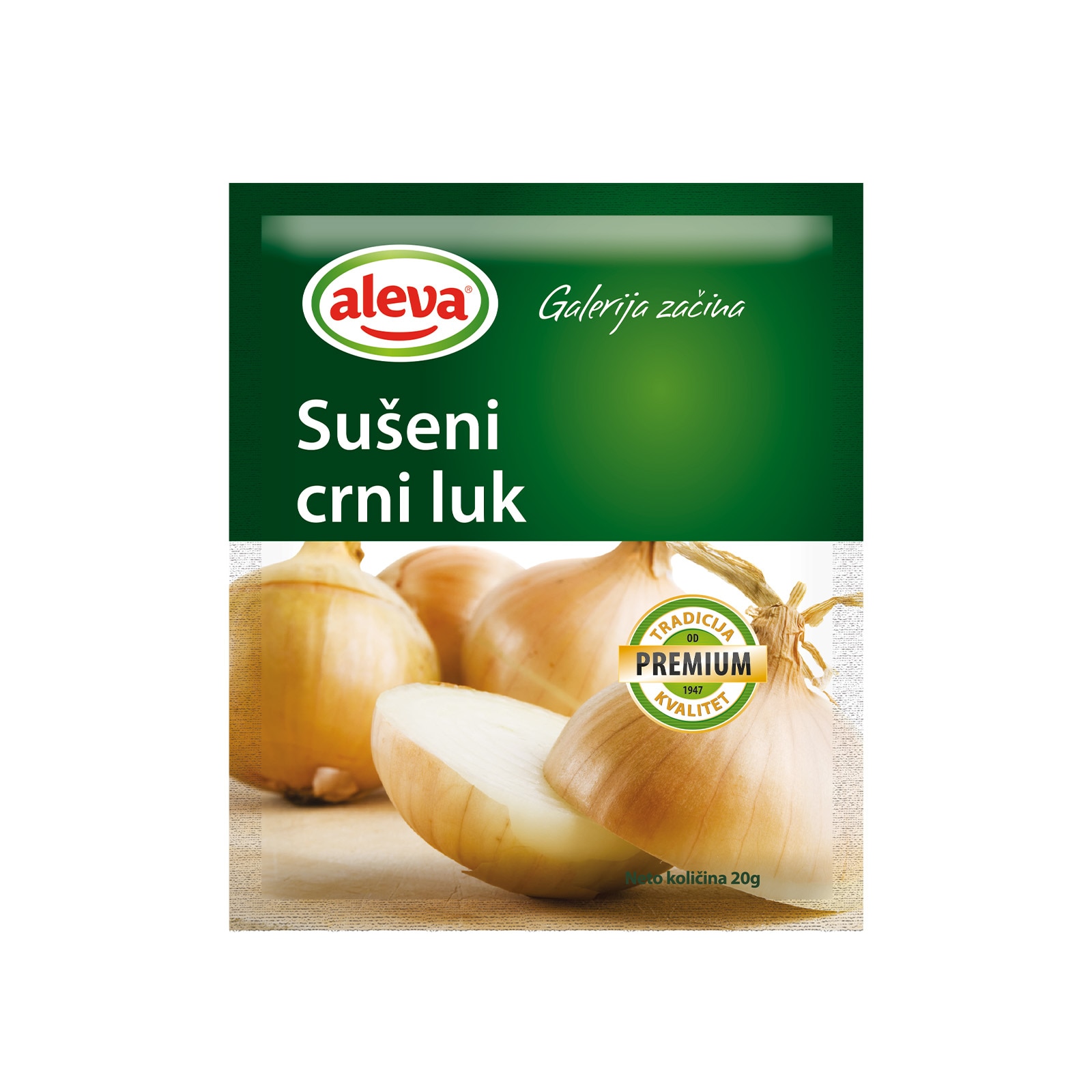Aleva | Suseni crni luk Aleva 20g | Maxi