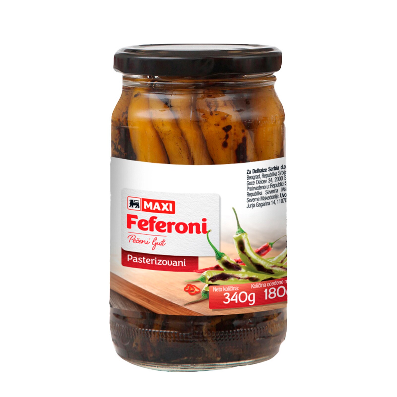 Maxi | Feferone pecene pikant Maxi 340g | Maxi