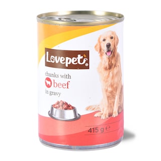 Hrana za pse goved.lim Love Pet 415g