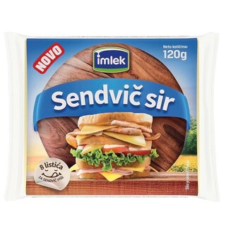 Sir topljeni sendvic listici Imlek 120g