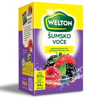 Sumsko voce aromat.vocni caj  Welton 44g